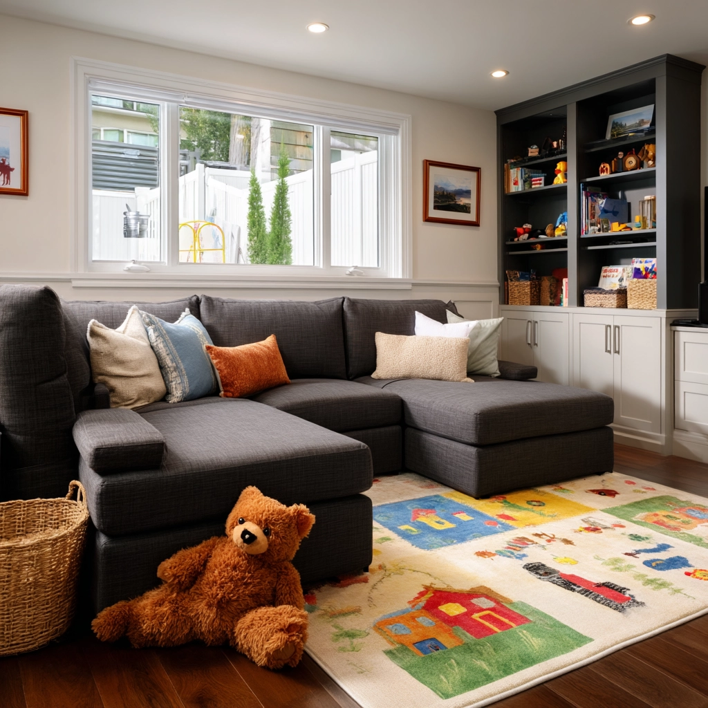 dark gray couch living room 25