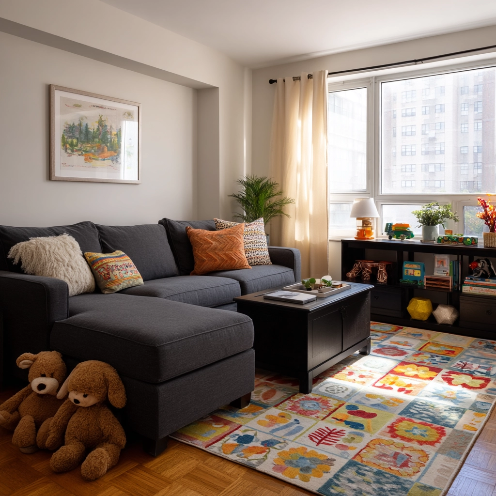 dark gray couch living room 27