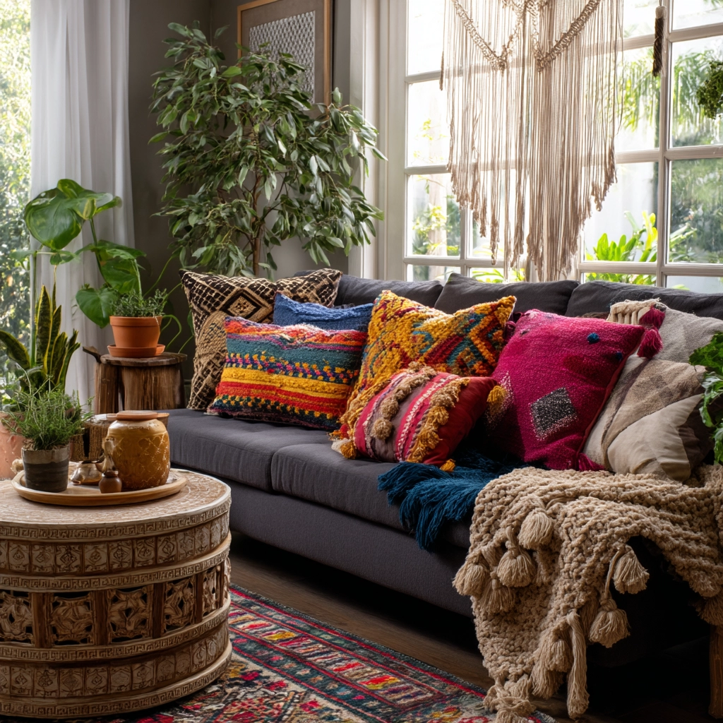 dark gray couch living room 36