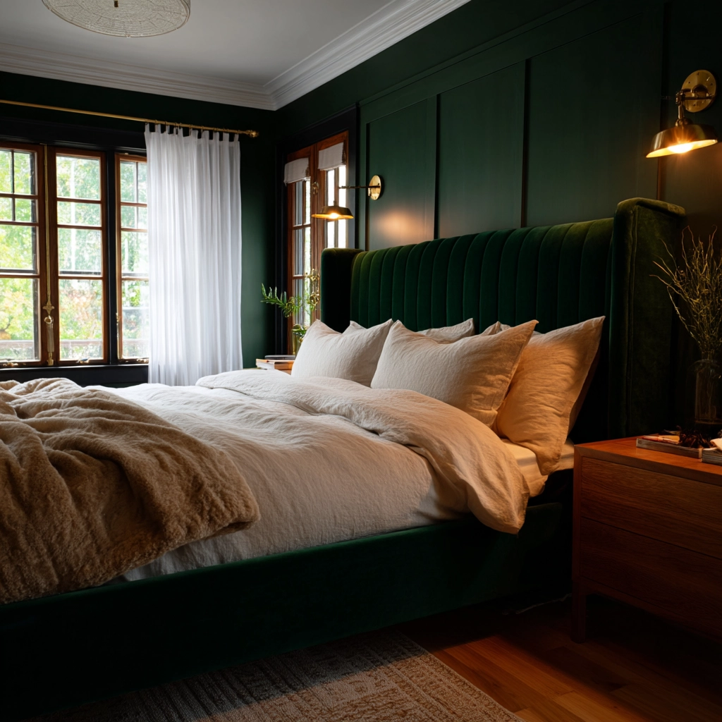 dark green bedroom 3