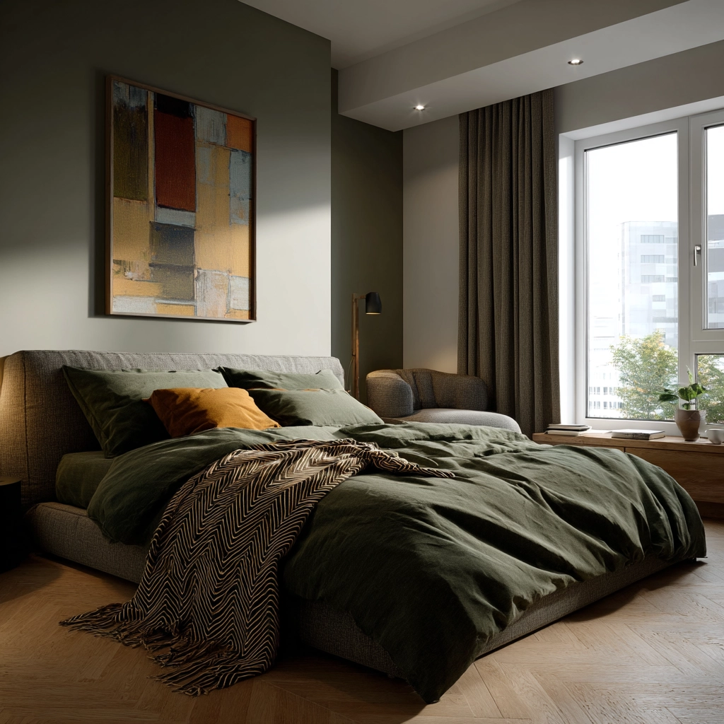 dark green bedroom 7
