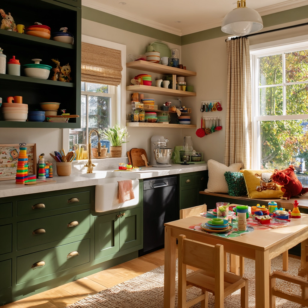 dark green kitchen cabinets 59