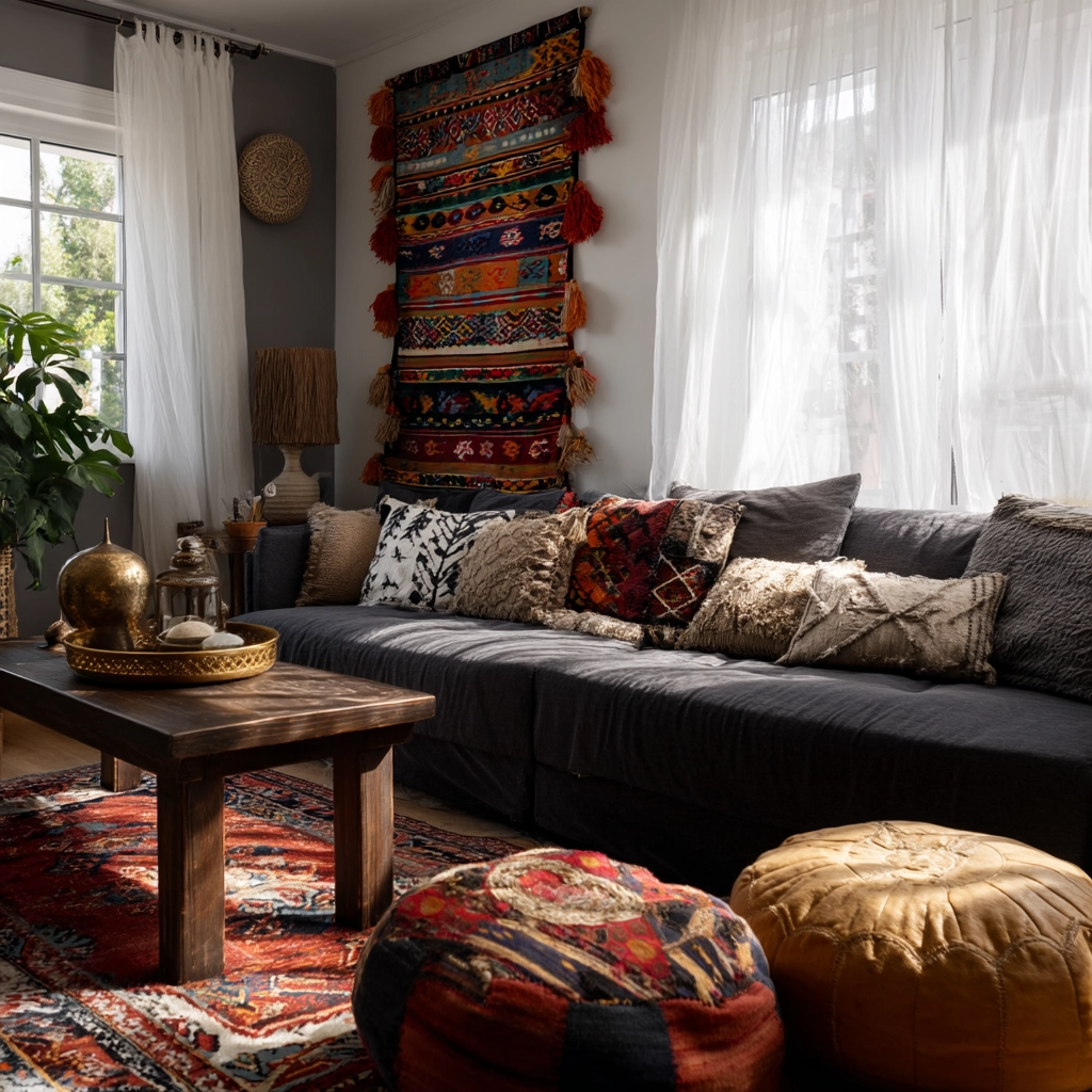 dark grey couch living room 21