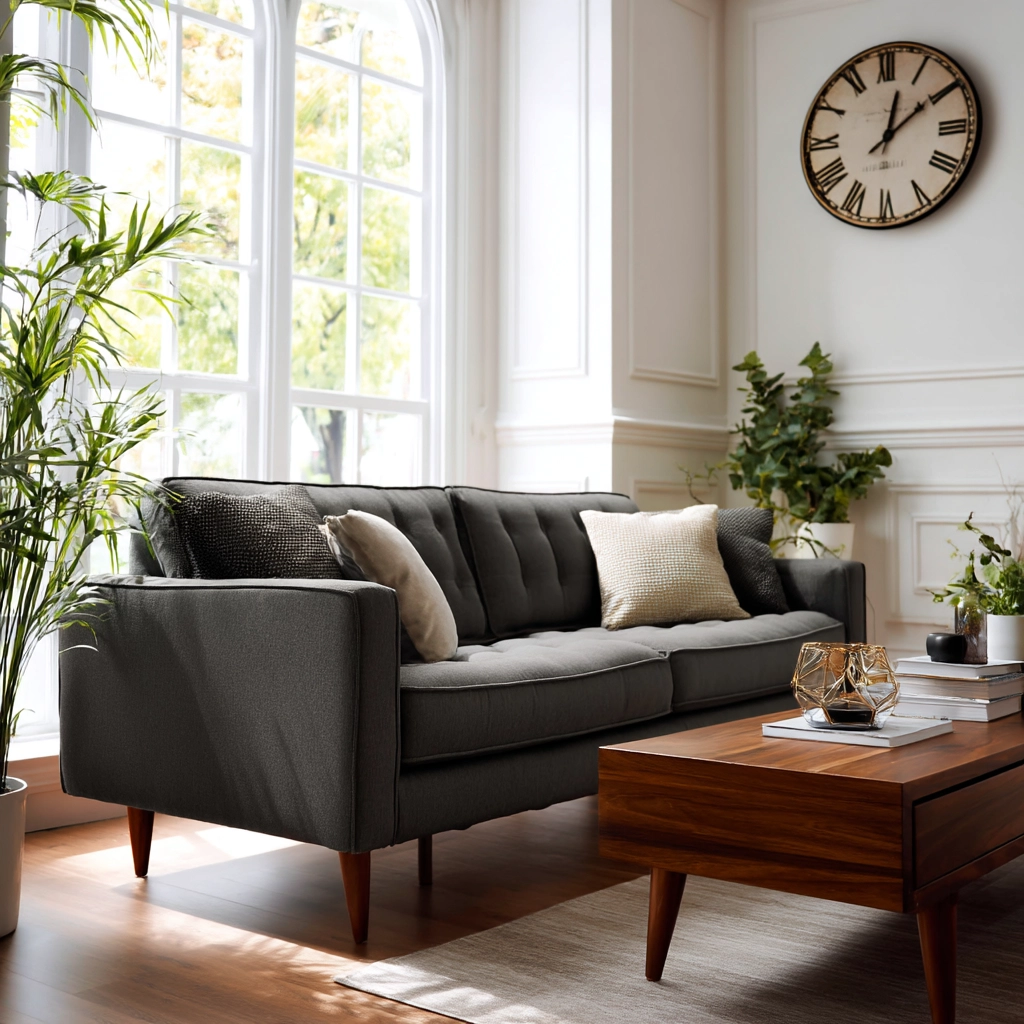 dark grey couch living room 28