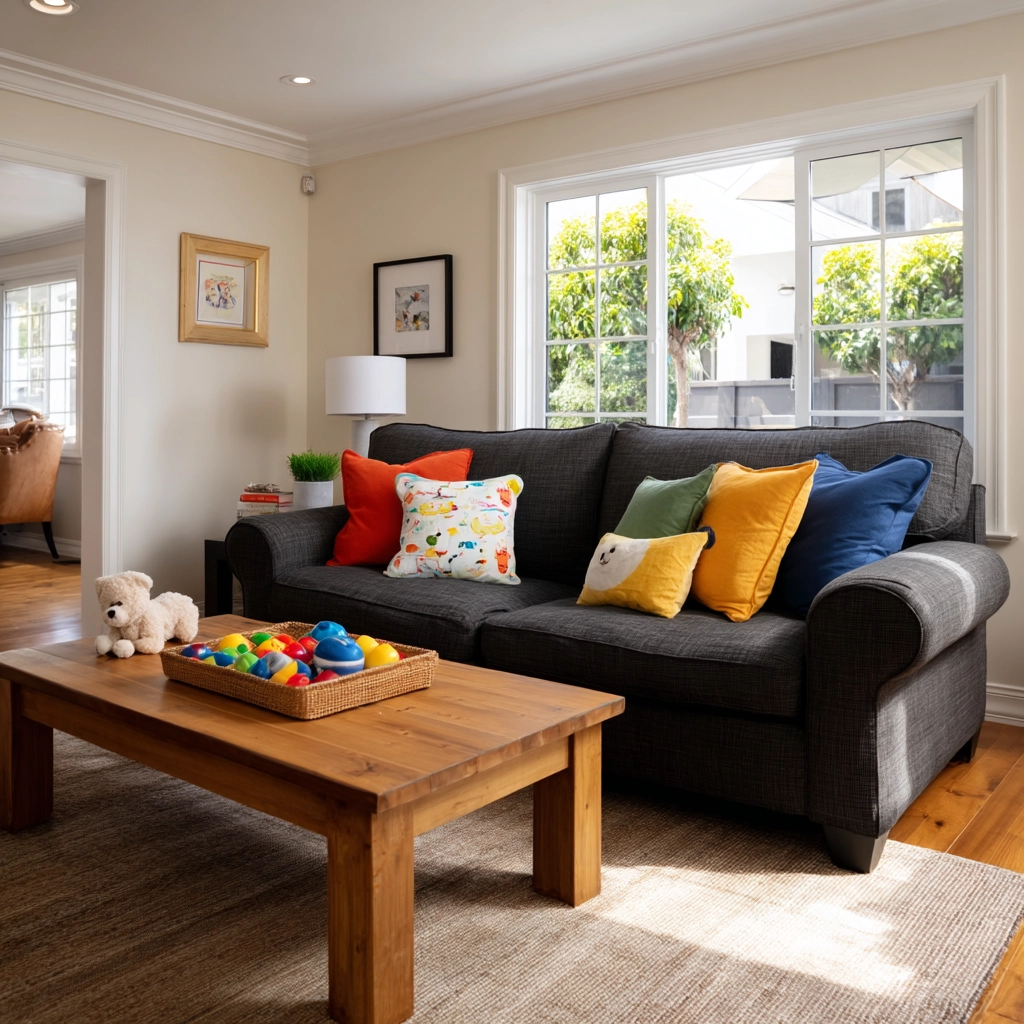 dark grey couch living room 37