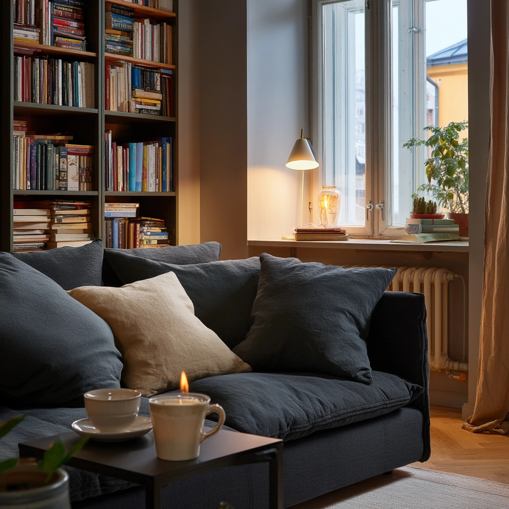 dark grey couch living room 48