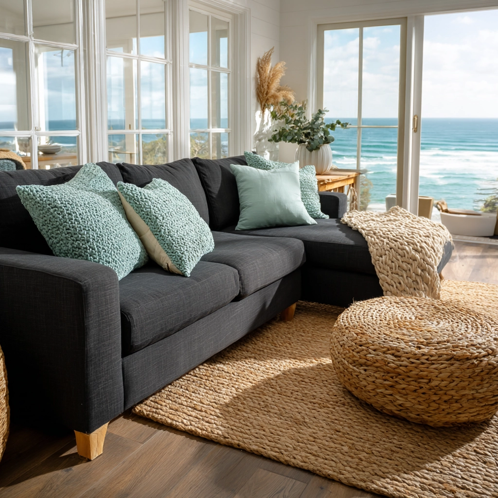 dark grey couch living room 51