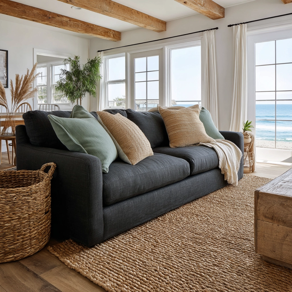 dark grey couch living room 52