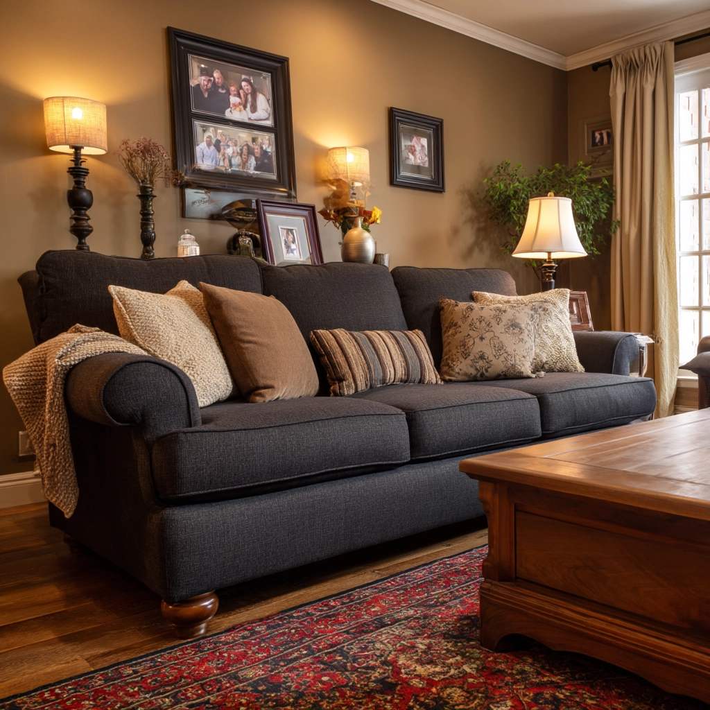 dark grey couch living room 57
