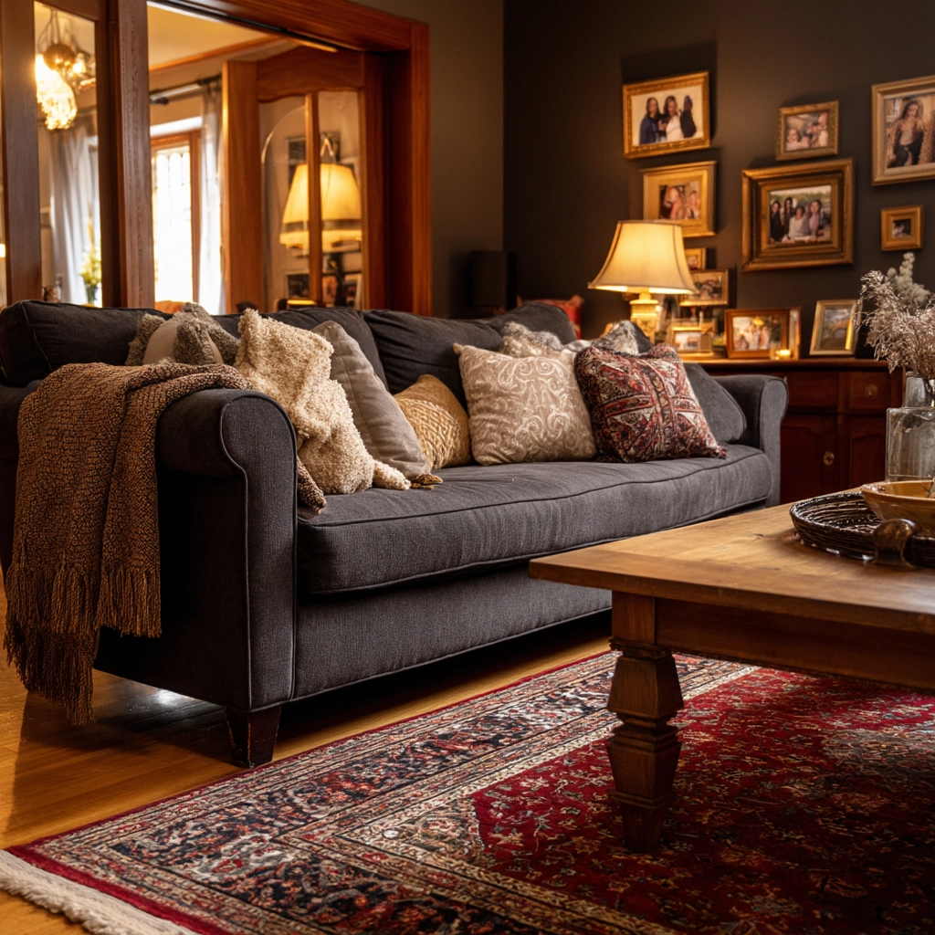 dark grey couch living room 58