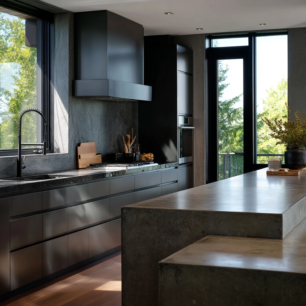 dark grey kitchen cabinets 13