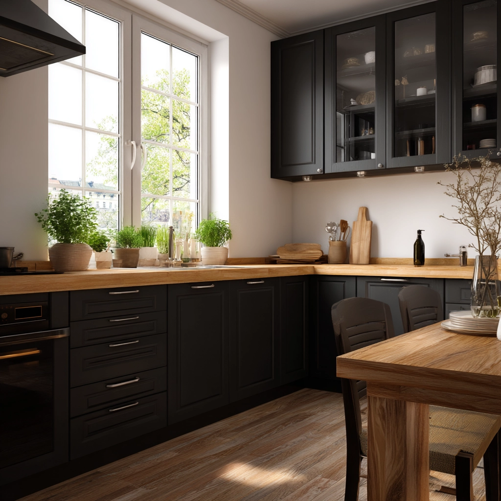 dark grey kitchen cabinets 21