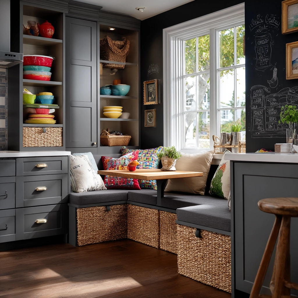 dark grey kitchen cabinets 29