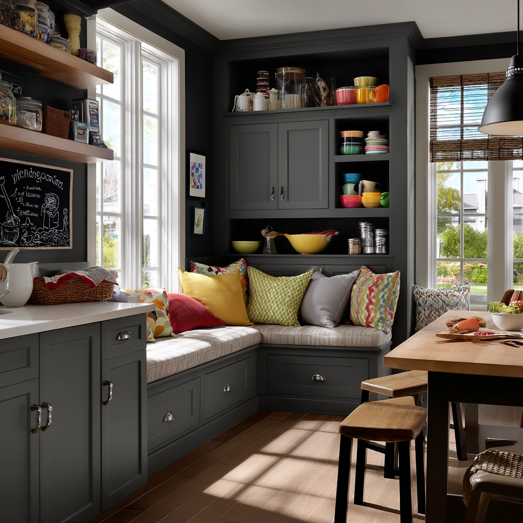 dark grey kitchen cabinets 32