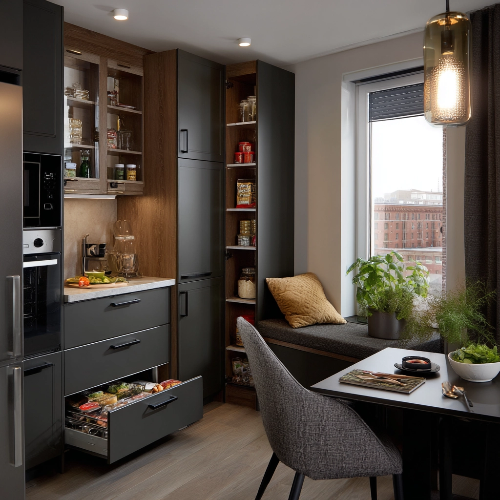 dark grey kitchen cabinets 35
