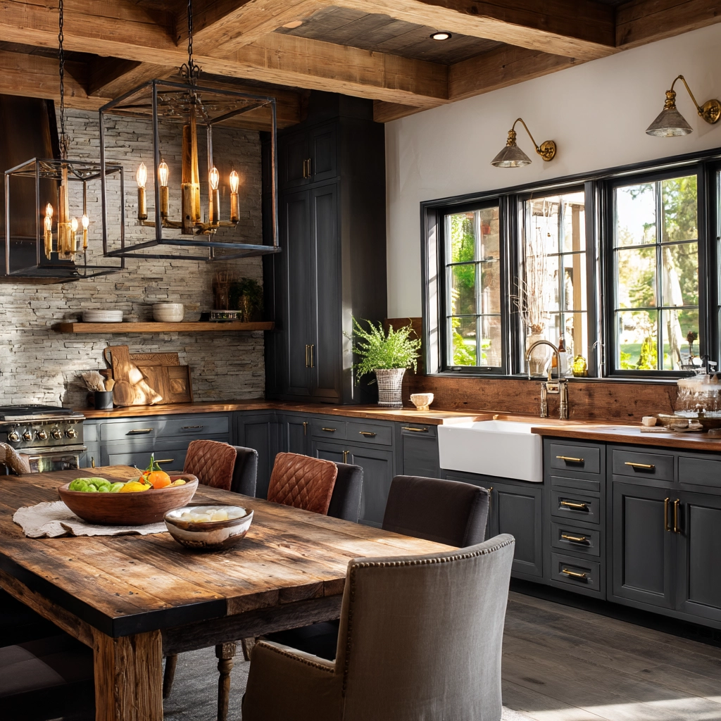 dark grey kitchen cabinets 38