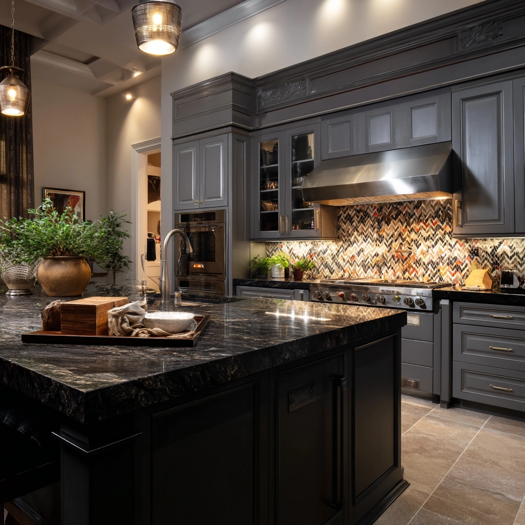 dark grey kitchen cabinets 44
