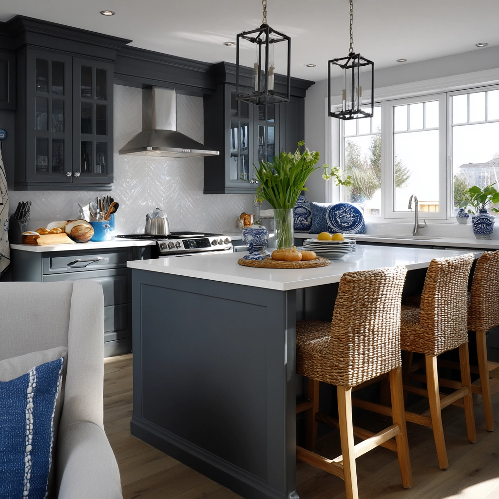 dark grey kitchen cabinets 46