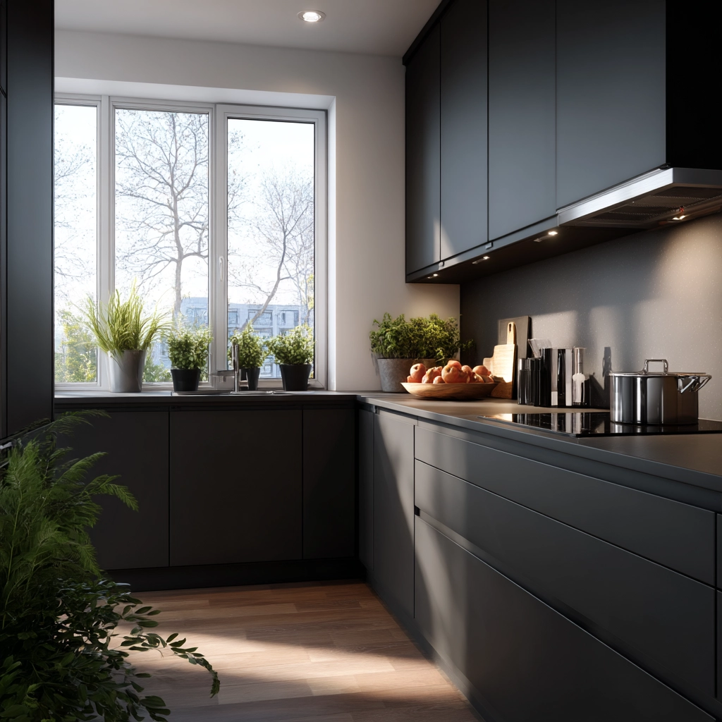 dark grey kitchen cabinets 54