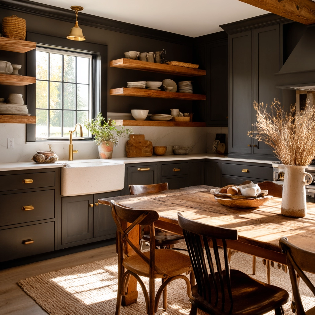 dark grey kitchen cabinets 9