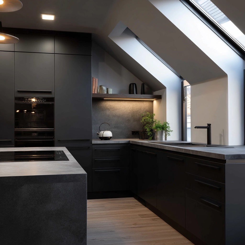 dark kitchen aesthetic 15