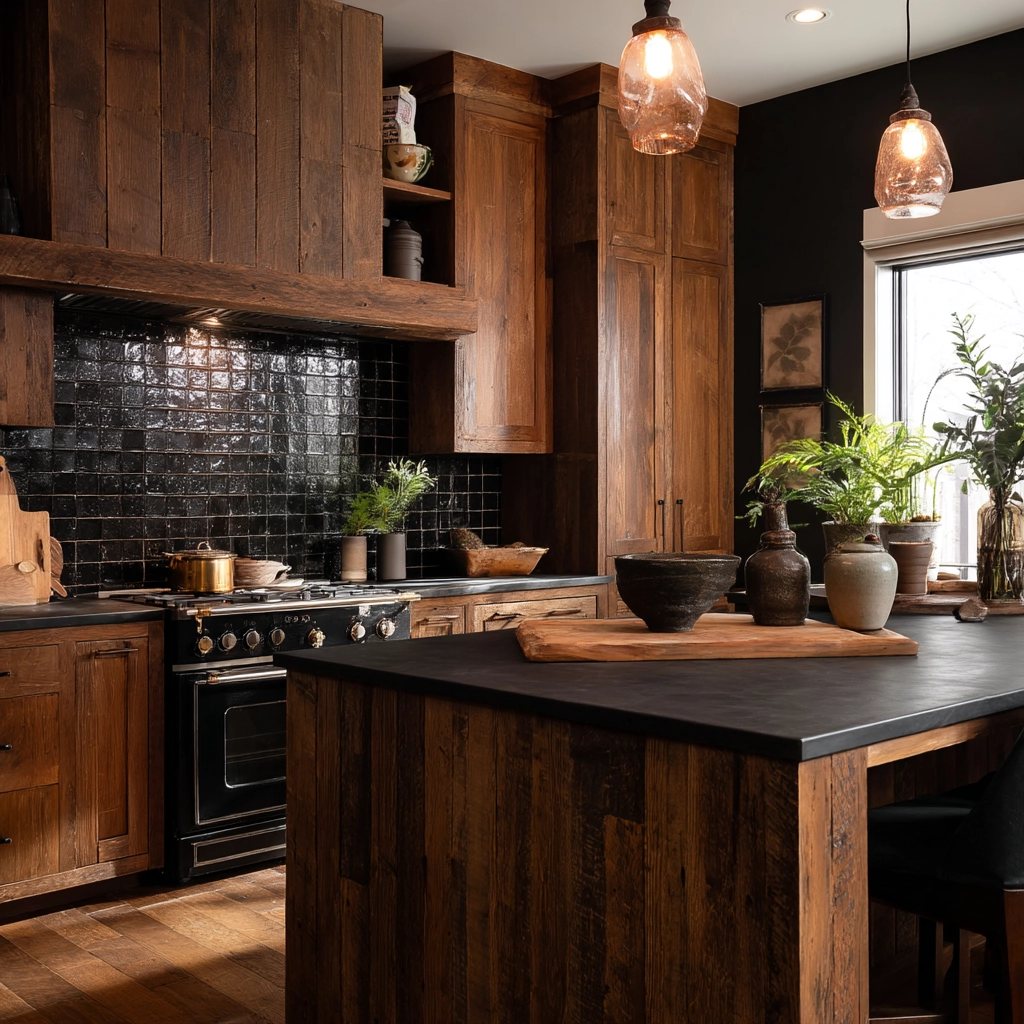 dark kitchen aesthetic 18