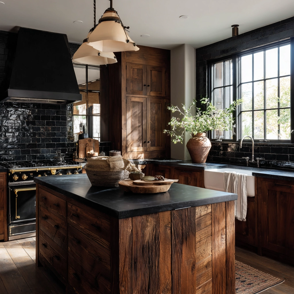 dark kitchen aesthetic 20
