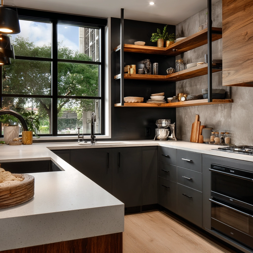 dark kitchen aesthetic 25