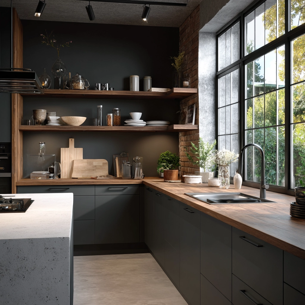 dark kitchen aesthetic 28
