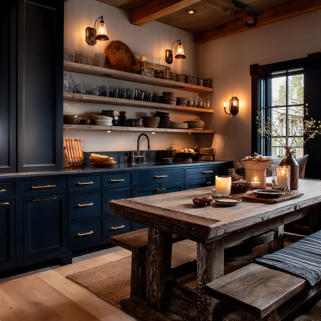 dark kitchen aesthetic 34