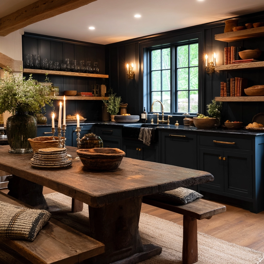 dark kitchen aesthetic 35