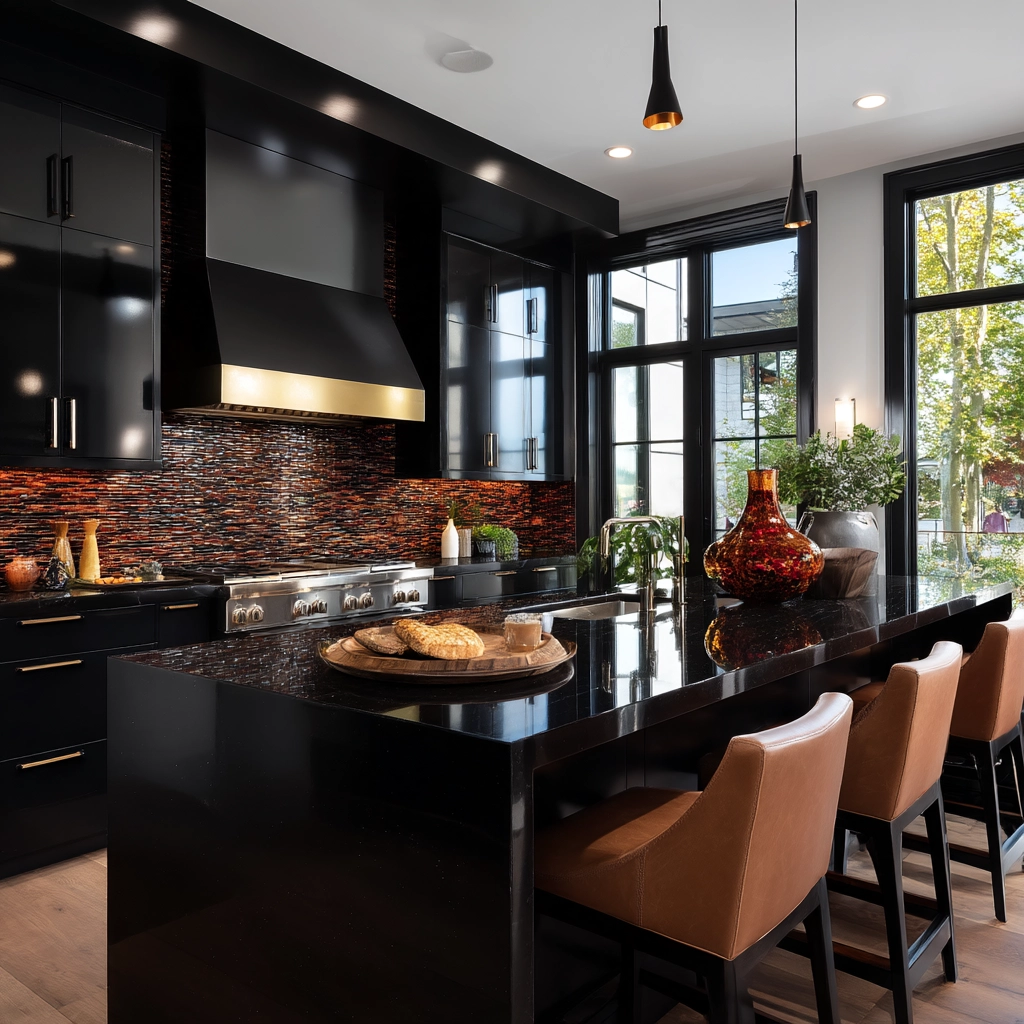 dark kitchen aesthetic 40