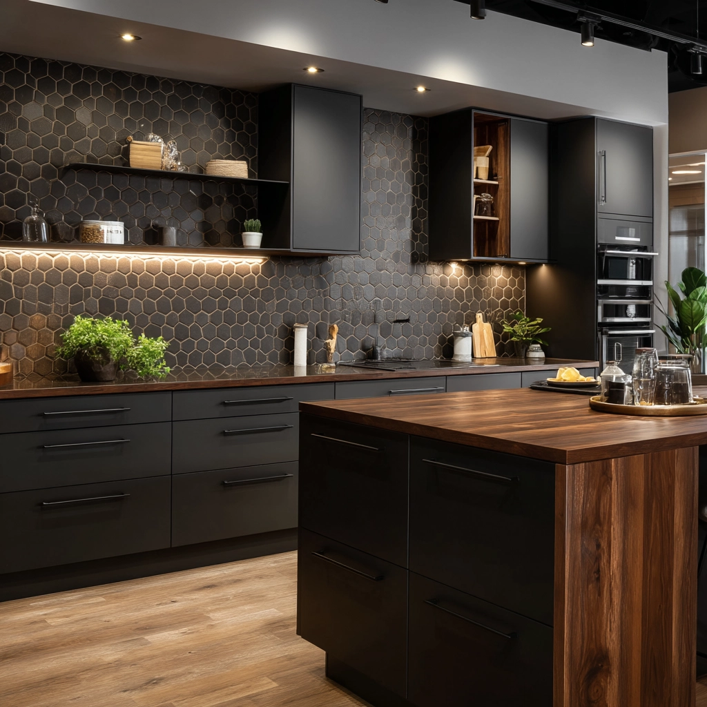 dark kitchen aesthetic 41