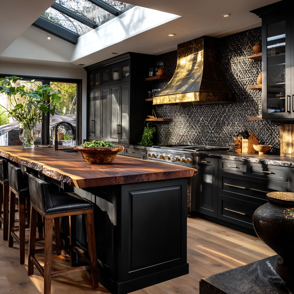 dark kitchen aesthetic 49