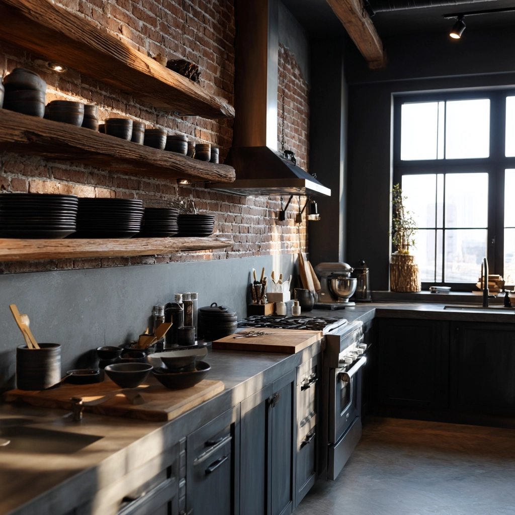 dark kitchen aesthetic 5