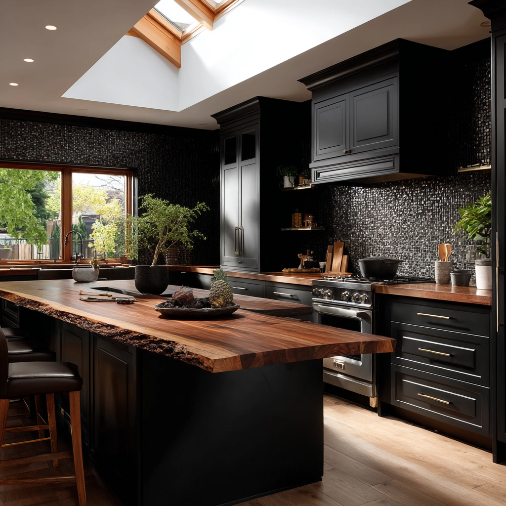 dark kitchen aesthetic 50