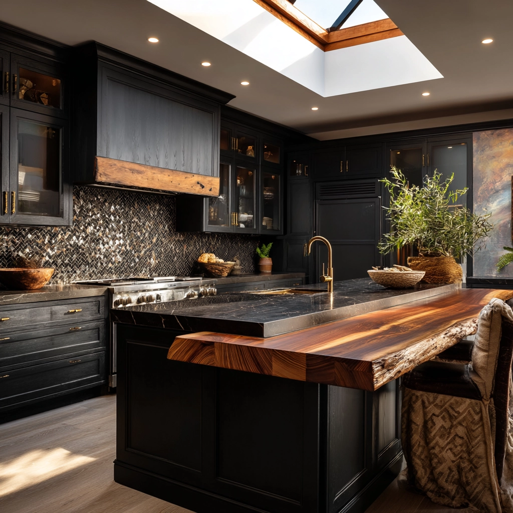 dark kitchen aesthetic 52