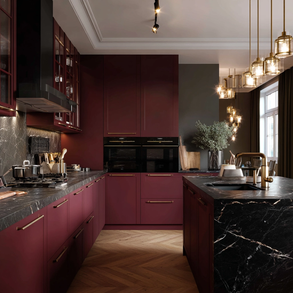 dark kitchen aesthetic 54