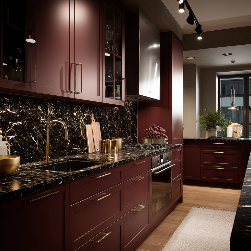 dark kitchen aesthetic 55