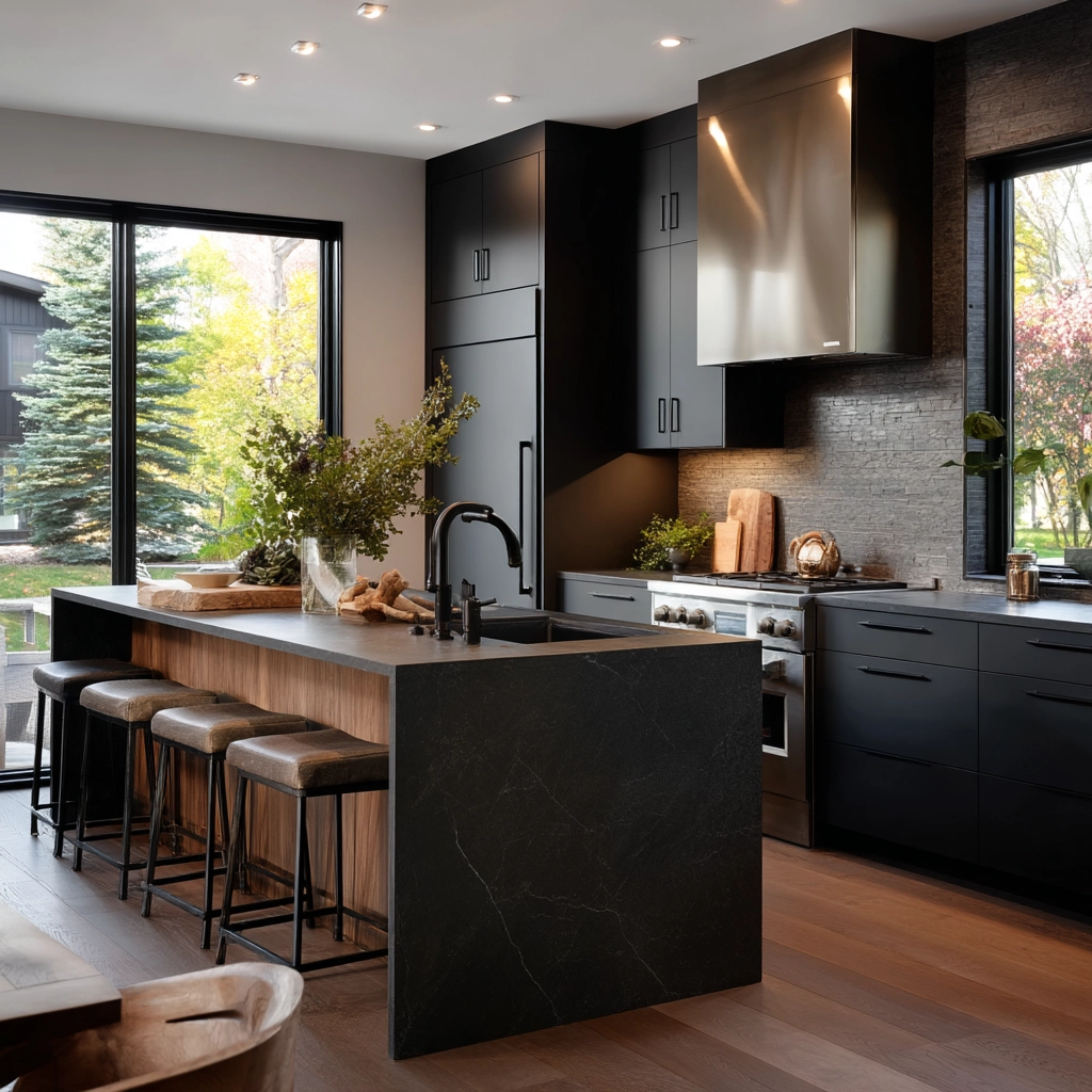 dark kitchen aesthetic 58