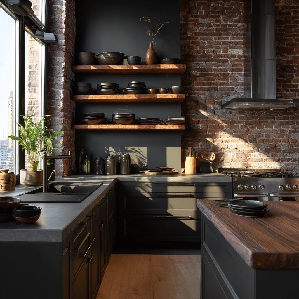 dark kitchen aesthetic 8