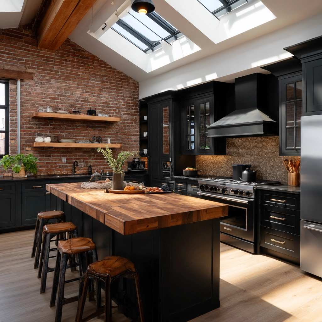 dark kitchen cabinets 10