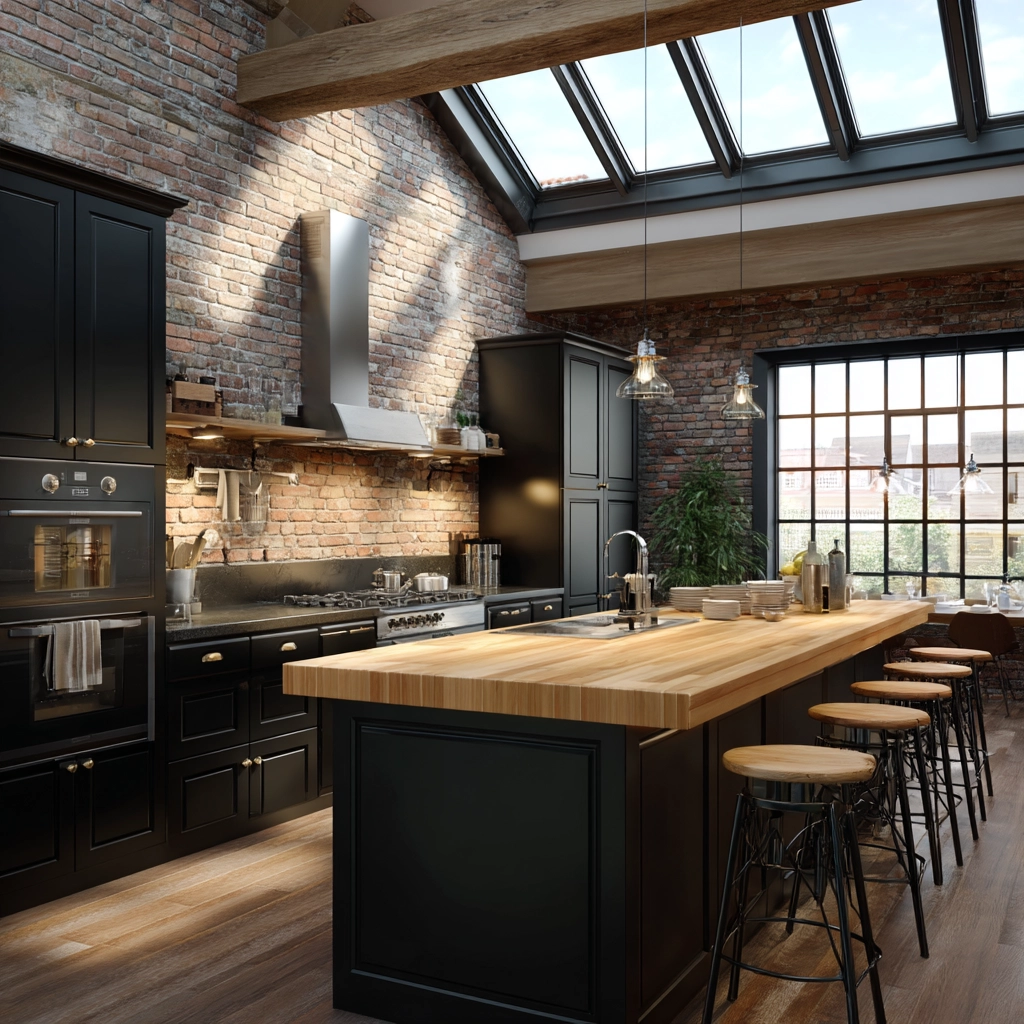 dark kitchen cabinets 12