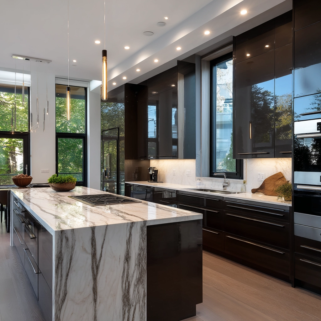 dark kitchen cabinets 15