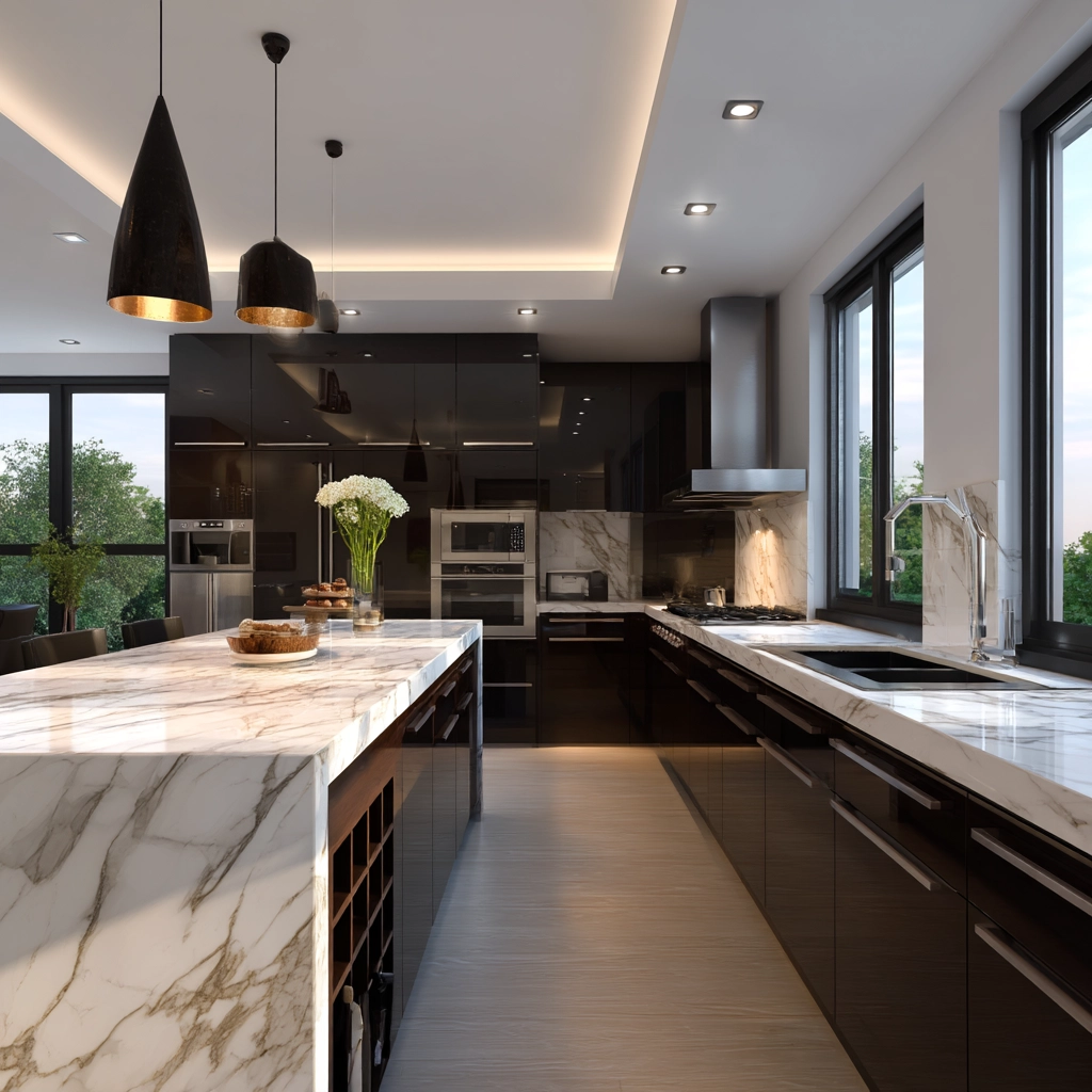 dark kitchen cabinets 16