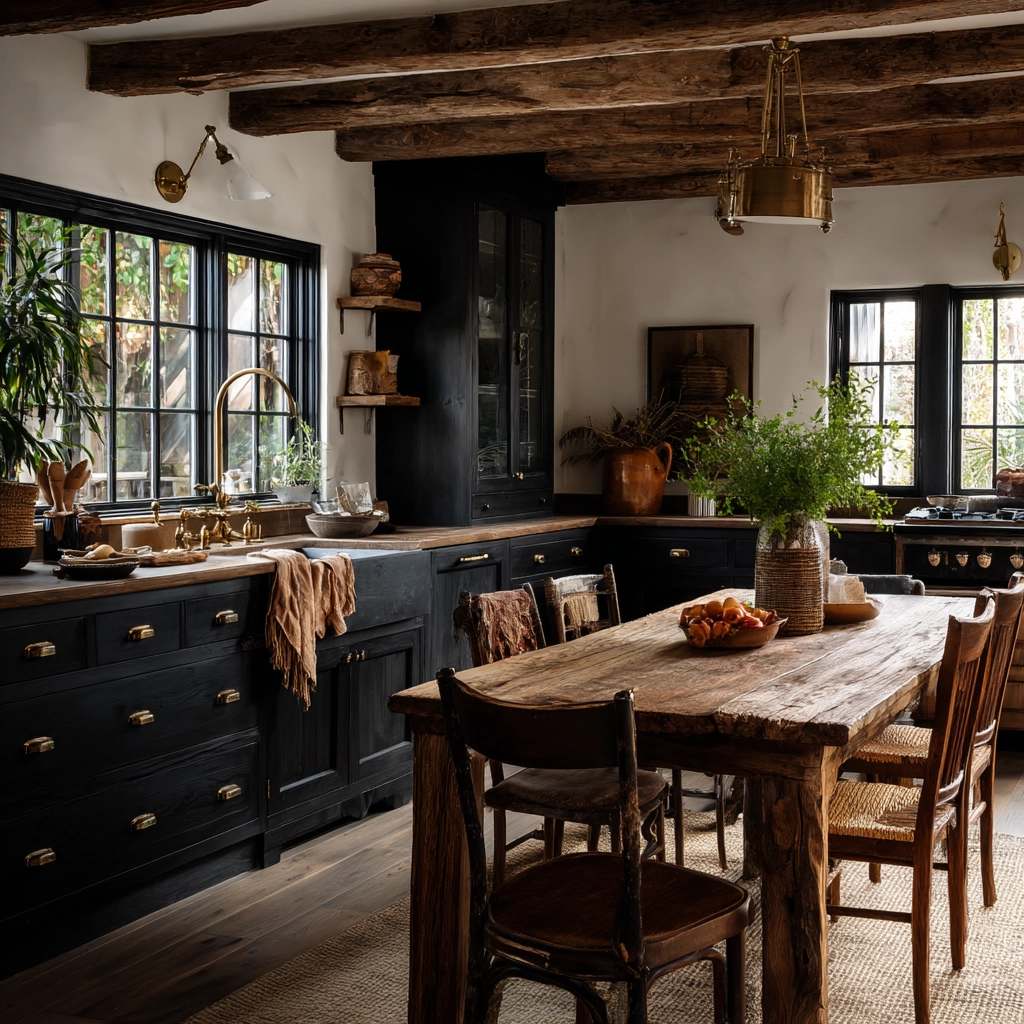 dark kitchen cabinets 19