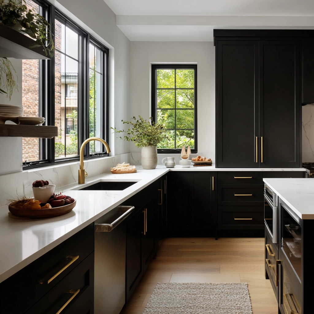 dark kitchen cabinets 21