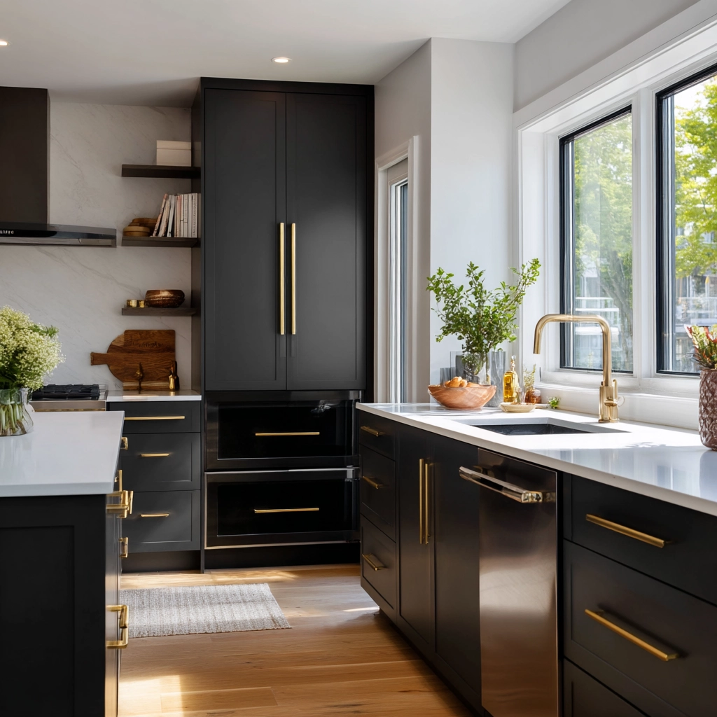 dark kitchen cabinets 22