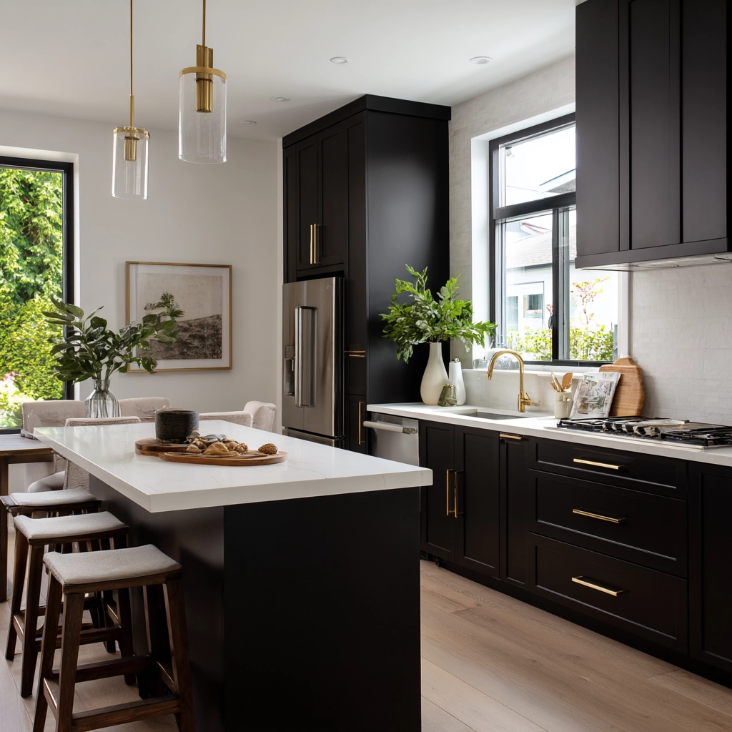 dark kitchen cabinets 24