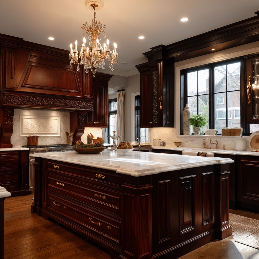 dark kitchen cabinets 25